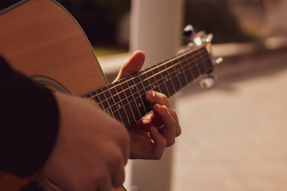 hands on acoustic guitar hobbies for a scopist