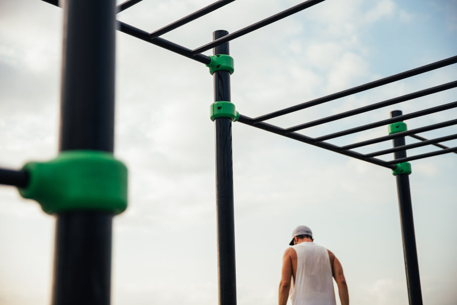 workout hobbies bars at a park for a scopist