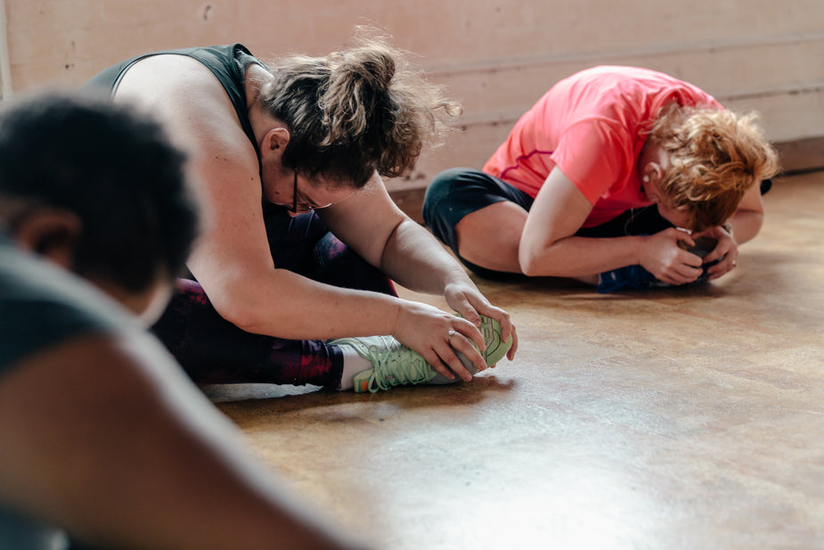 women in a yoga studio hobbies for a scopist